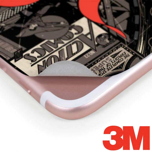 DC Comics Superman Vintage Action pose pattern iPhone 8 Plus Skin